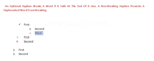 Drag to select the text or click the object to which you want to apply the format
