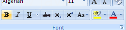 Bold format button