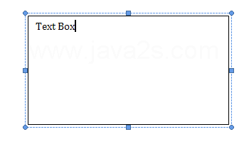 Then type the text you want.
