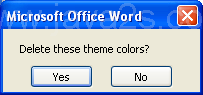 Then click Yes.