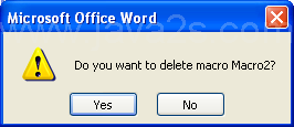 Then click Delete again to confirm the deletion.