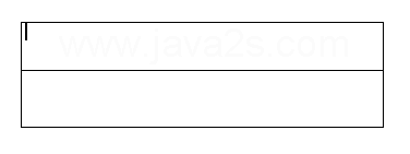 Horizontal lines create rows.