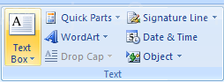 Click the Text Box button.