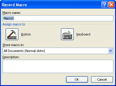 Or assign a button to run the macro.