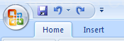 Then the button is removed from the Quick Access Toolbar