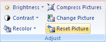 The click the Format tab under Picture Tools