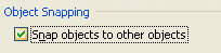 Select the Snap objects to other objects check box.