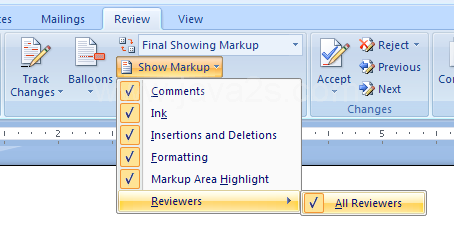 Show individual or All Reviewer's contributions.