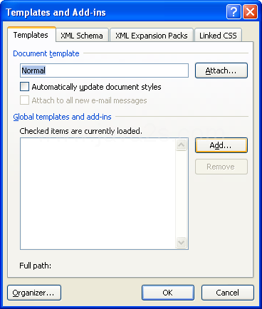 Click Add, navigate to the file