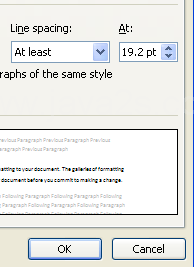 Click OK to accept the change.